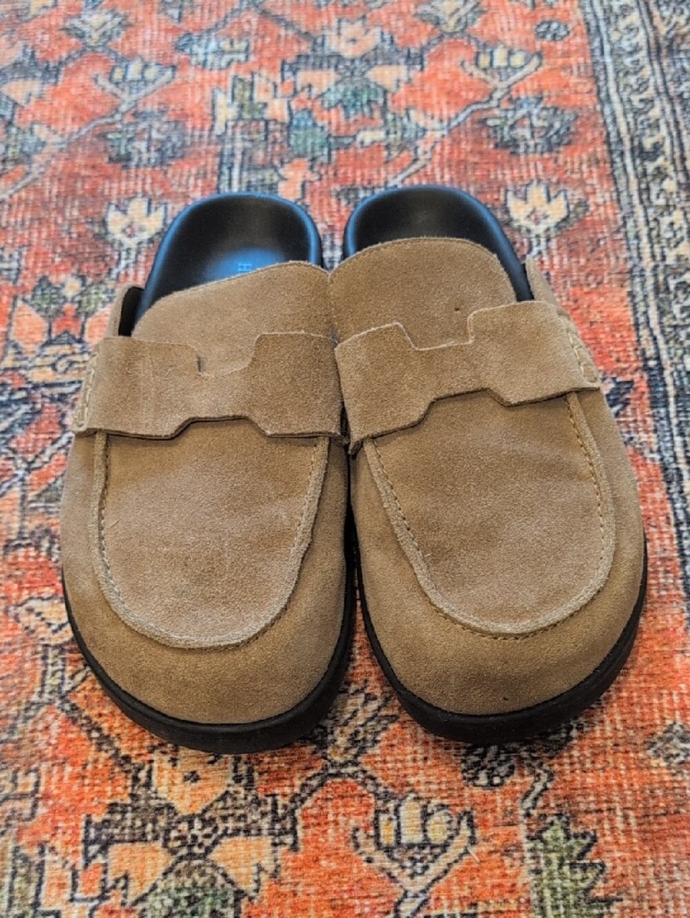 Women’s Suede Slip-On Loafers in Tan - Picture 2 of 10